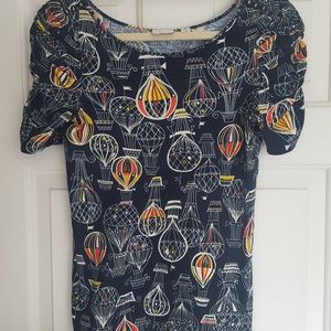 Hot air balloon Anthro tee